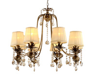 ADONIS LAMPA WISZĄCA 8X40W E14 PATYNA Candellux 38-13873