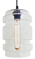 DECORADO LAMPA WISZĄCA 18 1X60W E27 KLOSZ BEZBARWNY + ŻARÓWKA Candellux 31-36674