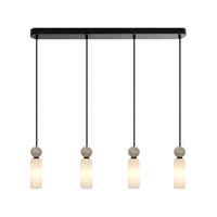 Lampa wisząca Santos Italux PND-95331-4-BK