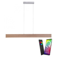 Lampa wisząca Q-TIMBER LED Paul Neuhaus 6223-79 sterowana pilotem funkcja smart