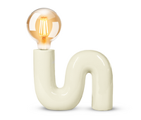 Lampka biurkowa ceramiczna vanilla POP SERPENT LX24801