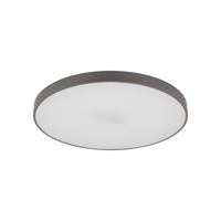 Okrągły brązowy plafon o średnicy 60cm VELIS BROWN LED 60W IP54 TK Lighting 18293