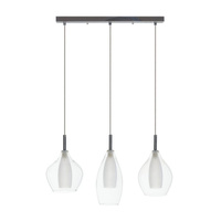 Lampa wisząca AMBER MILANO 3 CLEAR AZzardo AZ3075