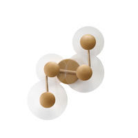 Złoty kinkiet dekoracyjny z możliwością ściemniania MEADOW 4 3-STEP DIMM GO 3000K AZZARDO AZ6775