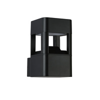 Kinkiet ogrodowy czarny LED 3000K LED Foleda Italux OWL-5215-3K