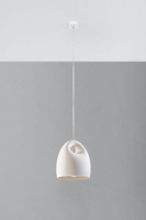Lampa wisząca BUKANO ceramiczna biała Sollux Lighting SL.0842