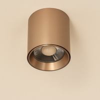 Tuba sufitowa natynkowa w kawowym BABIL 10W CCT COFFEE AZZARDO AZ6553