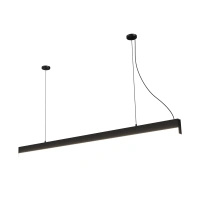Lampa wisząca liniowa czarna 120cm LED o ciepłej barwie światła 3000K Sigi IV PL0129-BK Yaskr