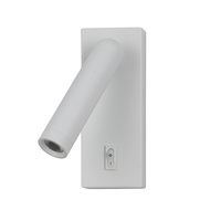 Kinkiet z przełącznikiem Nova biały LED 3000K Italux WL-46376-1-WH