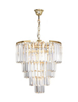 Lampa wisząca AMEDEO Zuma Line 17106/6+3+1-GD+CL