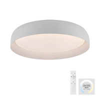 Okrągły biały plafon sufitowy 57cm sterowany pilotem OSKO LED Just Light 14216-16