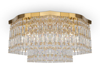 Lampa sufitowa plafon kryształowy złoty DUNE Maytoni DIA005CL-06G