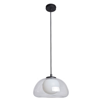 Lampa wisząca Ainale 1xG9 Italux PND-54637-1-BK-CL