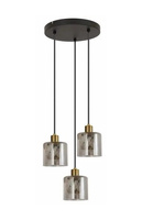 Lampa wisząca czarno złota ELMO Reality 338803-34