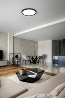 Lampa sufitowa plafon CAMPASPERO LED 29,5cm Eglo 75738 sterowana pilotem