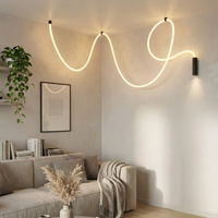 Elastyczna lampa fala wąż LED IVY 5m 3-STEP DIMM BK AZZARDO AZ6750