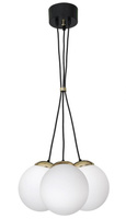Lampa wisząca SPARTA BLACK / GOLD Milagro MLP6499