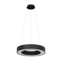 Czarna lampa wisząca z funkcją CCT Union 40W LED 3000-4000-6000K Milagro ML1866