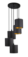 LONG LAMPA WISZĄCA TALERZ 5X40W E14 CZARNY Candellux 35-73976