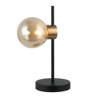 Lampka stołowa BLETTER Italux PND-5225-1-BK-AMB