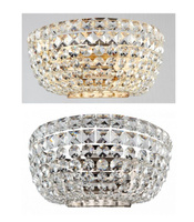 Kinkiet kryształowy BASFOR Maytoni srebrny DIA100-WL-02-N 