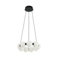 Elegancka lampa wisząca LED z regulacją światła PERLA PENDANT 40 3-STEP DIMM BK AZZARDO AZ6894