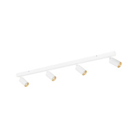 Biała poczwórna oprawa oświetleniowa AMIS WHITE 4xGU10 Tk Lighting 10797