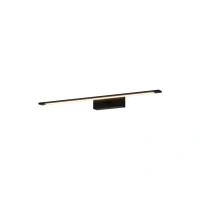 Czarny kinkiet łazienkowy 62cm nad lustro Elgidia LED 3500K WL0122-M-BK Yaskr