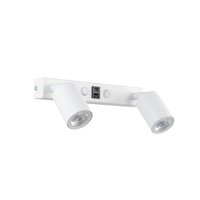 Podwójny kinkiet w kolorze białym z gniazdem USB NEX WHITE 2XGU10 Tk Lighting 11355