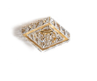 Oprawa wpuszczana ESTER SQUARE 1 GOLD Azzardo AZ4412