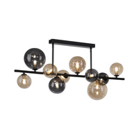 Lampa sufitowa z dymionymi i bursztynowymi kloszami POPSICLE Paul Neuhaus 6583-18