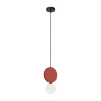Lampa wisząca Andrea czerwona 1xG9 Italux PND-59779-1M-RED