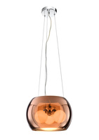 GEMO LAMPA WISZĄCA 30 3X40W G9 SZKLANY ZŁOTY Candellux 31-25104
