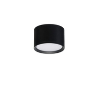 Czarna tuba o średnicy 8,5cm LED FLUME IP44 3000K BK AZZARDO AZ6858