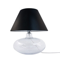 Lampa stołowa ADANA TRANSPARENT Zuma Line 5519BK