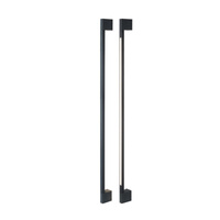 Długi 120cm czarny kinkiet zewnętrzny elewacyjny z ruchomym profilem GUSTO 120 WALL IP54 3000K BK Azzardo AZ6837