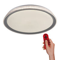 Lampa sufitowa plafon LOLA smart KARI LED RGB 51cm  Leuchten Direkt 14339-21 sterowany pilotem kolory 