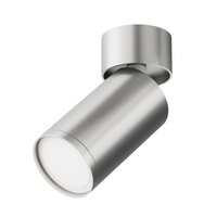 Srebrny spotlight natynkowy ruchomy 1xGU10 FOCUS S C050CL-U-1S Maytoni
