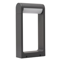Lampa ogrodowa mała ramka w ciemnoszarym kolorze FRAME 30 3000K DGR Azzardo AZ6684