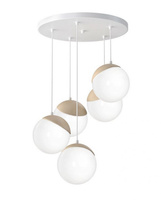 Lampa wisząca SFERA WOOD 5 Milagro MLP5426