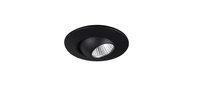 MAXLIGHT H0105 OPRAWA WPUSTOWA MAX YUCA ROUND TILTED BLACK 3W