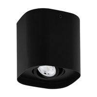 Lampa sufitowa oprawa czarna metalowa CAMINALES-Z Eglo 99673 sterowana pilotem funkcja smart