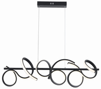 Lampa wisząca czarna spirala LED Lozanna Reality 343301-30