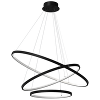 Lampa wisząca HOOP BLACK 93W LED Milagro ML1543