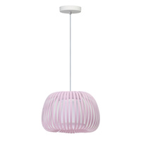 Lampa wisząca różowe paski 1xE27 AGORA PENDANT PINK AZZARDO AZ6645