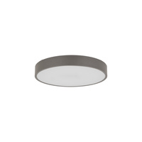 Okrągły brązowy plafon sufitowy 30cm VELIS BROWN  LED 24W IP54 Tk Lighting 18281
