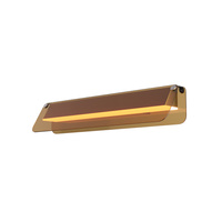 Bursztynowy podłużny kinkiet 43cm LED 3000K Flat MOD296WL-L10BC3K Maytoni
