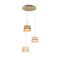 Lampa wisząca potrójna szklana glamour SCALA LED 3000K Maytoni MOD496PL-L33BZK