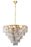 Lampa wisząca kryształowa CHELSEA GOLD Milagro ML6002