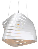 BIZO LAMPA WISZĄCA 1X60W E27 38CM BIAŁY Candellux 31-21581